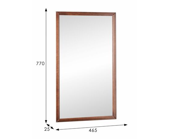 Зеркало настенное Артемида средне-коричневый 77 см х 46, 5 см, изображение 4 | Интернет магазин мебели и декора LifeDekor