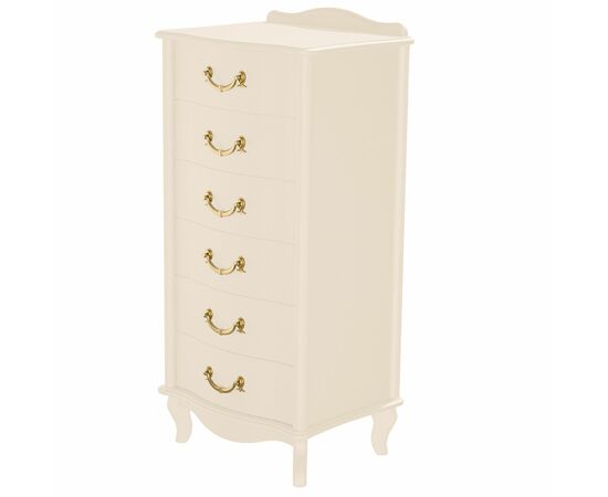 Комод Джульетта узкий 6 ящ., дуб шампань Л | Интернет магазин мебели и декора LifeDekor