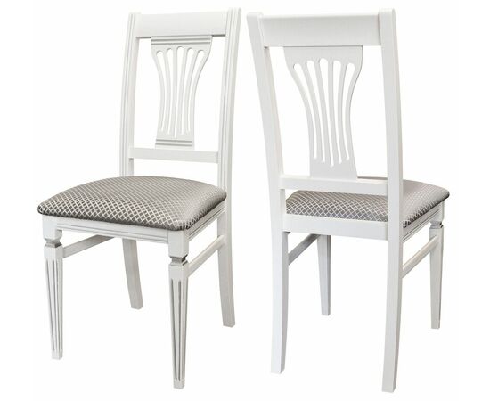 Стул Анри белый/серебро, Атина серебро, изображение 7 | Интернет магазин мебели и декора LifeDekor