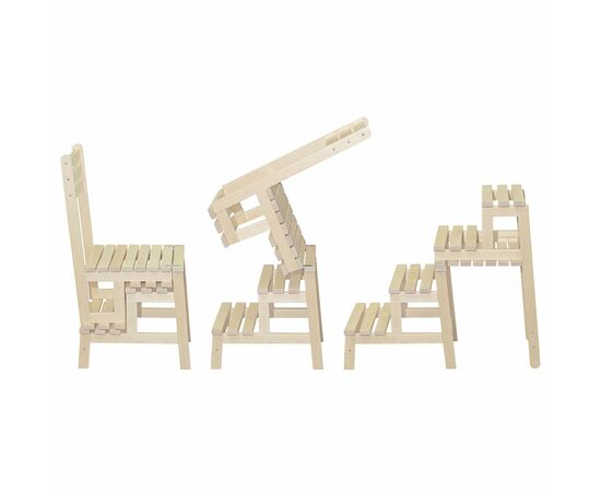 Стул-стремянка Массив лак, изображение 8 | Интернет магазин мебели и декора LifeDekor