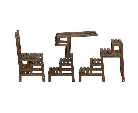 Стул-стремянка Массив орех, изображение 8 | Интернет магазин мебели и декора LifeDekor