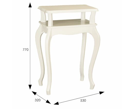 Подставка Берже дуб шампань Л, изображение 8 | Интернет магазин мебели и декора LifeDekor