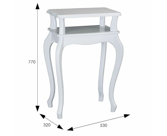 Подставка Берже молочный дуб Л, изображение 14 | Интернет магазин мебели и декора LifeDekor