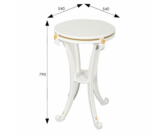 Подставка Глория молочный дуб Л, изображение 2 | Интернет магазин мебели и декора LifeDekor
