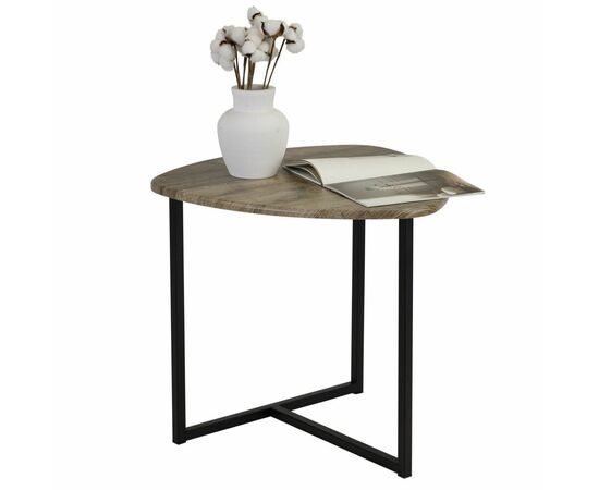 Стол журнальный BeautyStyle 11 дуб крымский состаренный/черный, изображение 6 | Интернет магазин мебели и декора LifeDekor