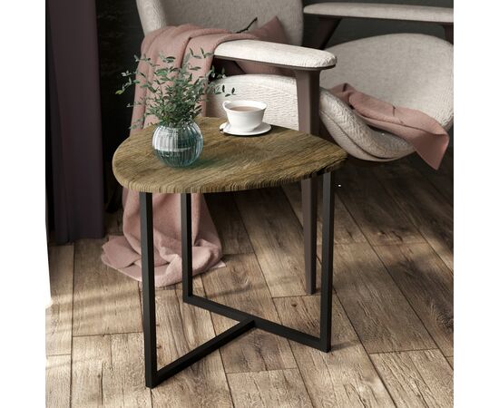 Стол журнальный BeautyStyle 11 дуб крымский состаренный/черный, изображение 9 | Интернет магазин мебели и декора LifeDekor