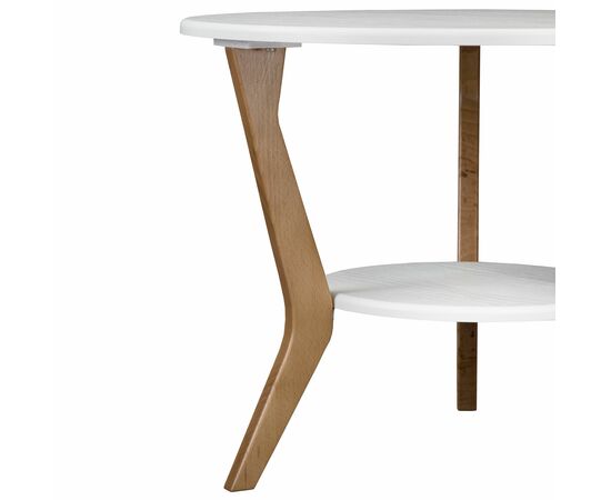 Стол журнальный BeautyStyle 13 белый/бук, изображение 4 | Интернет магазин мебели и декора LifeDekor