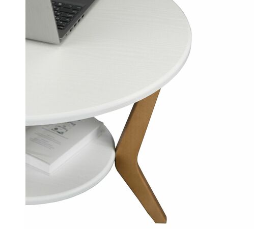 Стол журнальный BeautyStyle 13 белый/бук, изображение 7 | Интернет магазин мебели и декора LifeDekor