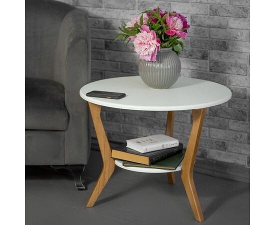 Стол журнальный BeautyStyle 13 белый/бук, изображение 13 | Интернет магазин мебели и декора LifeDekor