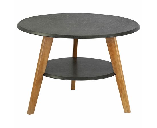 Стол журнальный BeautyStyle 17 серый бетон/бук, изображение 2 | Интернет магазин мебели и декора LifeDekor