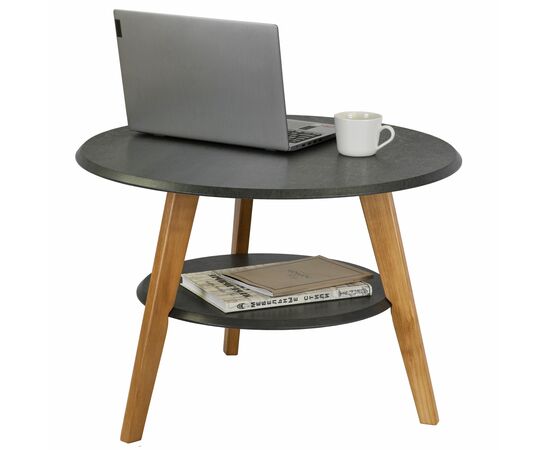 Стол журнальный BeautyStyle 17 серый бетон/бук, изображение 5 | Интернет магазин мебели и декора LifeDekor