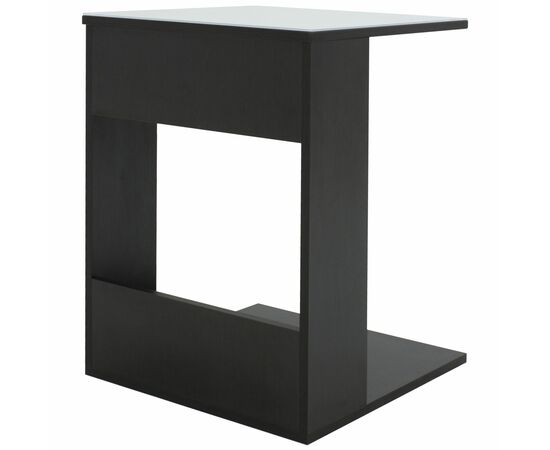 Стол журнальный BeautyStyle 3 венге/стекло белое, изображение 2 | Интернет магазин мебели и декора LifeDekor