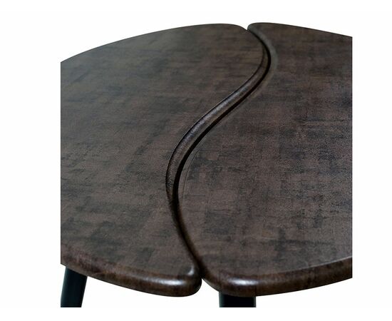 Стол журнальный Арабика браун/чёрный, изображение 4 | Интернет магазин мебели и декора LifeDekor