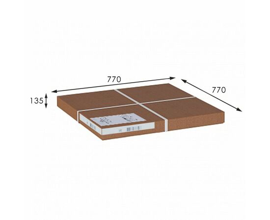 Стол журнальный Глория М молочный дуб Л, изображение 3 | Интернет магазин мебели и декора LifeDekor