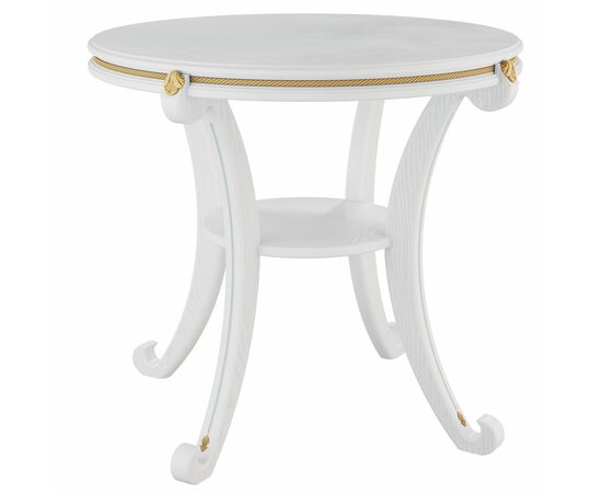 Стол журнальный Глория М молочный дуб Л | Интернет магазин мебели и декора LifeDekor