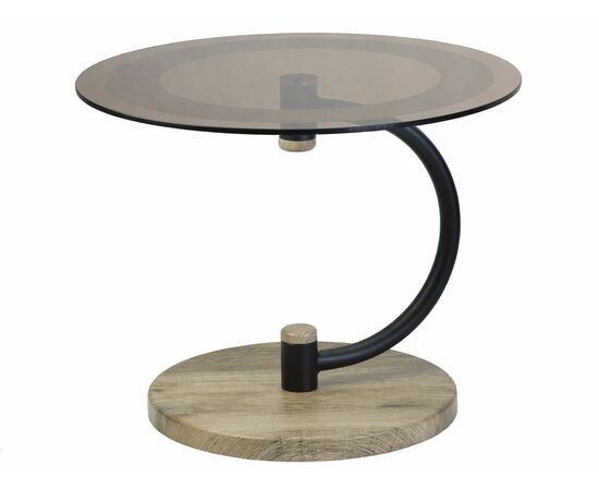 Стол журнальный Дуэт 13Н черный/дуб крымский состаренный/тонированное, изображение 2 | Интернет магазин мебели и декора LifeDekor