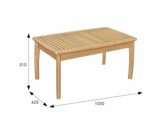 Стол журнальный Массив решетка бук, изображение 3 | Интернет магазин мебели и декора LifeDekor