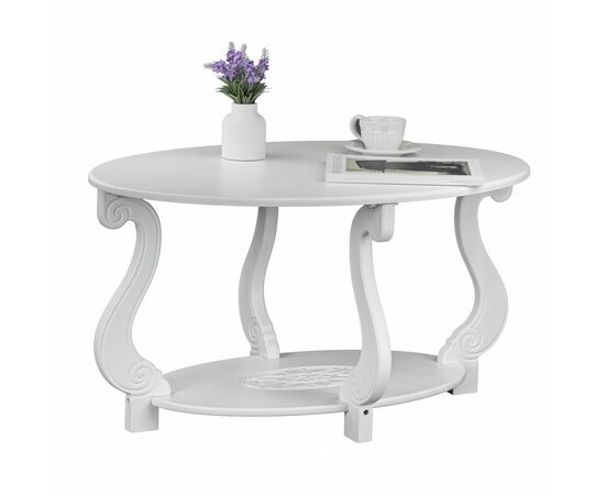 Стол журнальный Овация (М) ЛАЙТ белый, изображение 11 | Интернет магазин мебели и декора LifeDekor