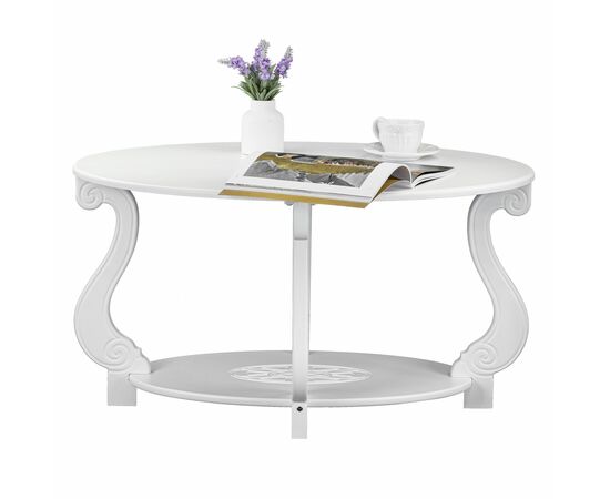 Стол журнальный Овация (М) ЛАЙТ белый, изображение 12 | Интернет магазин мебели и декора LifeDekor
