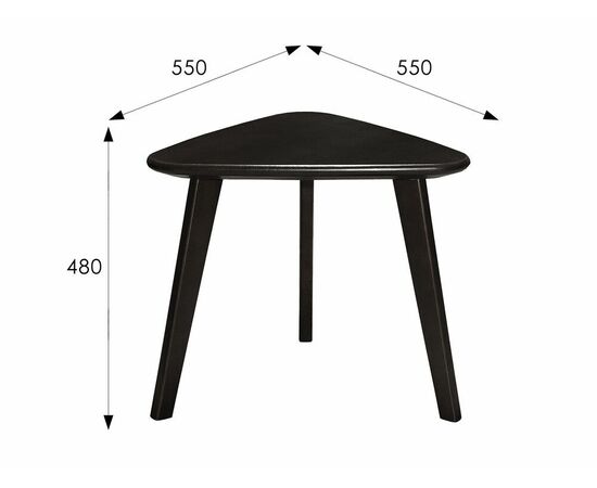 Стол журнальный Ретро венге, изображение 5 | Интернет магазин мебели и декора LifeDekor