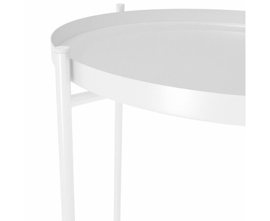 Столик журнальный SHT-CT8 белый муар, изображение 2 | Интернет магазин мебели и декора LifeDekor