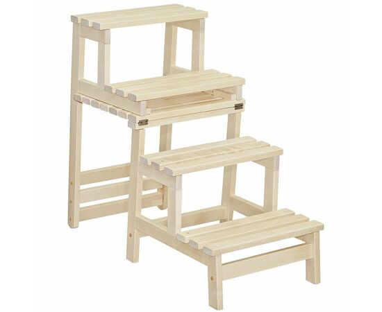 Стул-стремянка Массив лак, изображение 2 | Интернет магазин мебели и декора LifeDekor
