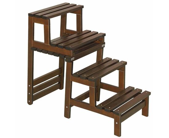 Стул-стремянка Массив орех, изображение 2 | Интернет магазин мебели и декора LifeDekor