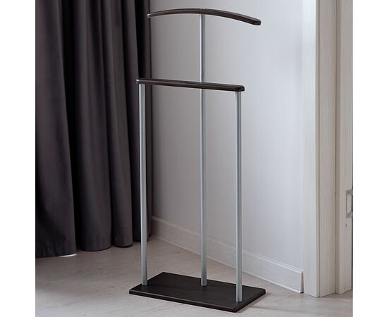 Вешалка костюмная Дэви 1 металлик/венге, изображение 8 | Интернет магазин мебели и декора LifeDekor