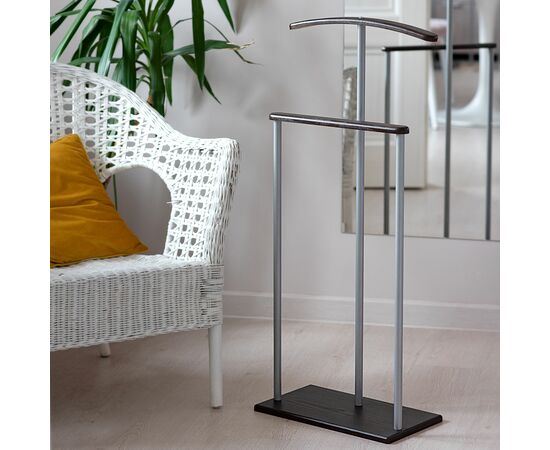 Вешалка костюмная Дэви 1 металлик/венге, изображение 9 | Интернет магазин мебели и декора LifeDekor