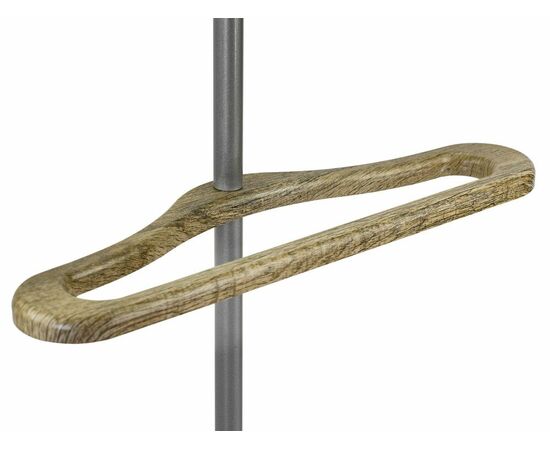 Вешалка костюмная Дэви 3 металлик/дуб крымский состаренный, изображение 4 | Интернет магазин мебели и декора LifeDekor