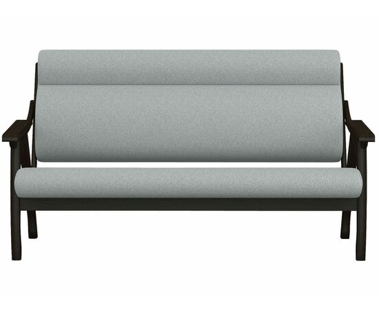 Диван Вега 10 ткань серый, каркас венге, изображение 4 | Интернет магазин мебели и декора LifeDekor