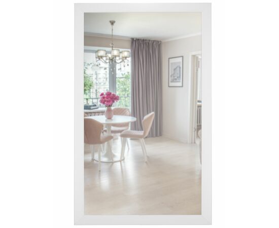 Зеркало настенное BeautyStyle 11 белый 118 см х 60,6 см, изображение 3 | Интернет магазин мебели и декора LifeDekor