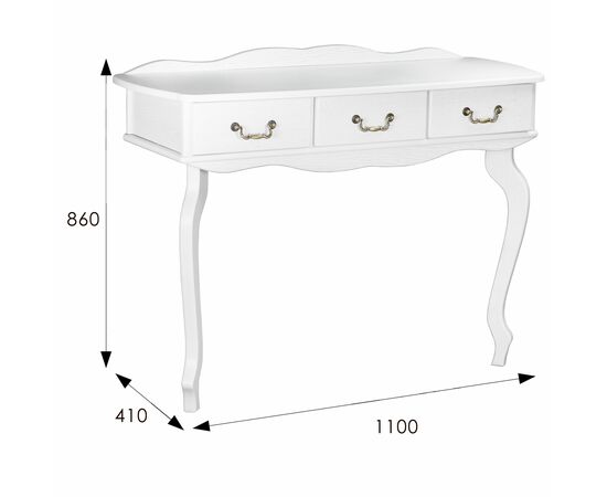 Консоль Берже 6 белый ясень, изображение 6 | Интернет магазин мебели и декора LifeDekor