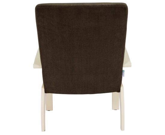 Кресло для отдыха Денди шпон, Ткань ультра шоколад, каркас дуб шампань шпон, изображение 8 | Интернет магазин мебели и декора LifeDekor