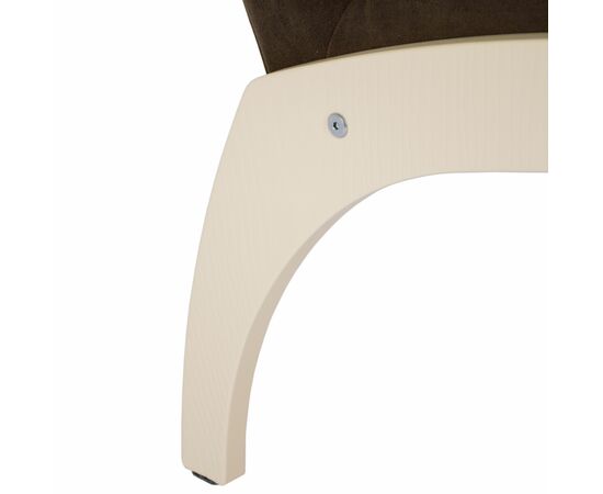 Кресло для отдыха Денди шпон, Ткань ультра шоколад, каркас дуб шампань шпон, изображение 11 | Интернет магазин мебели и декора LifeDekor