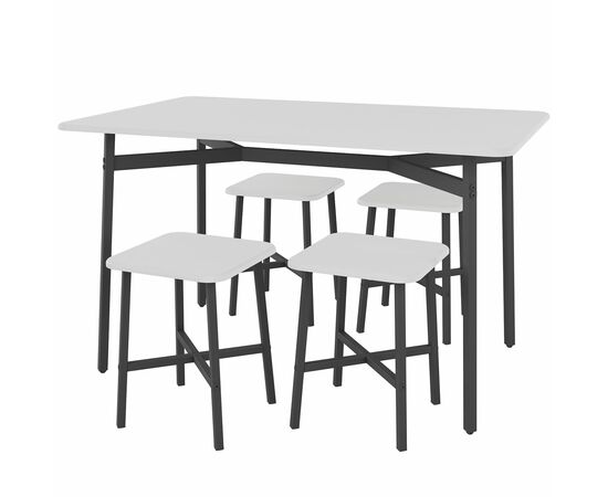 Стол обеденный Кросс белый, изображение 5 | Интернет магазин мебели и декора LifeDekor