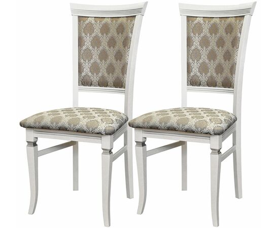 Стул Бонита белый/серебро, Маркус серебро, изображение 6 | Интернет магазин мебели и декора LifeDekor