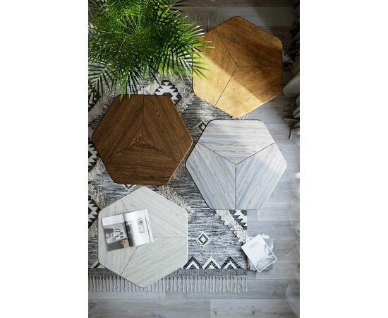 Стол журнальный Олдем дуб американский/чёрный, изображение 4 | Интернет магазин мебели и декора LifeDekor