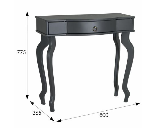 Подставка Берже 11 серый графит, изображение 6 | Интернет магазин мебели и декора LifeDekor