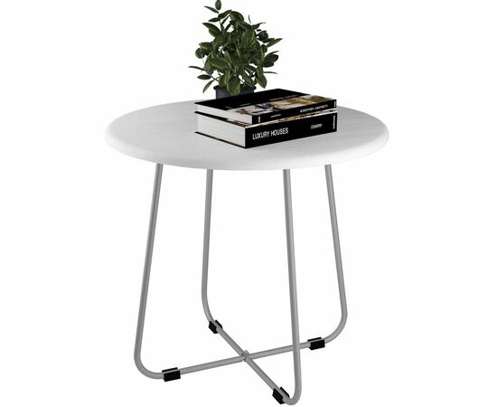 Стол журнальный BeautyStyle 14 белый/металлик, изображение 3 | Интернет магазин мебели и декора LifeDekor