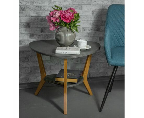 Стол журнальный BeautyStyle 15 серый бетон/бук, изображение 9 | Интернет магазин мебели и декора LifeDekor