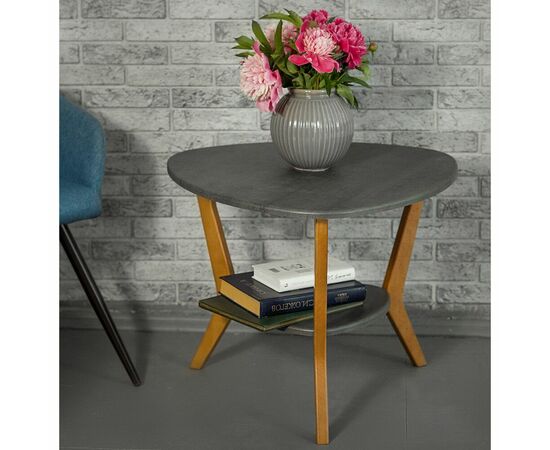 Стол журнальный BeautyStyle 15 серый бетон/бук, изображение 11 | Интернет магазин мебели и декора LifeDekor