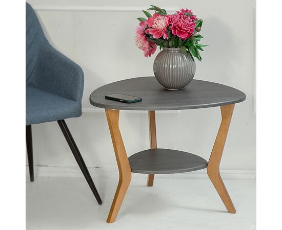 Стол журнальный BeautyStyle 15 серый бетон/бук, изображение 12 | Интернет магазин мебели и декора LifeDekor