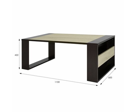 Стол журнальный BeautyStyle 25 венге/сонома без стекла, изображение 11 | Интернет магазин мебели и декора LifeDekor