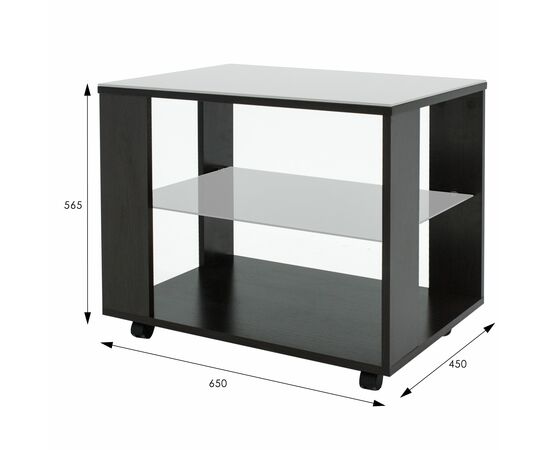 Стол журнальный BeautyStyle 5 венге/стекло белое, изображение 12 | Интернет магазин мебели и декора LifeDekor