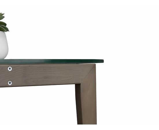 Стол журнальный Рилле 442 шимо/прозрачное, изображение 3 | Интернет магазин мебели и декора LifeDekor