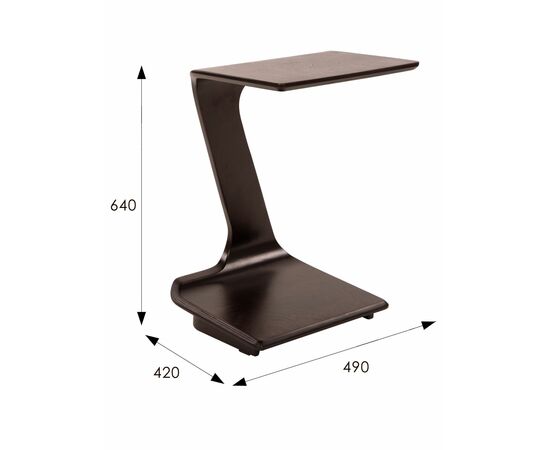 Стол журнальный приставной Неро орех, изображение 7 | Интернет магазин мебели и декора LifeDekor