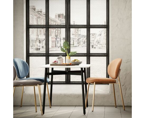 Стол обеденный Кросс белый, изображение 4 | Интернет магазин мебели и декора LifeDekor