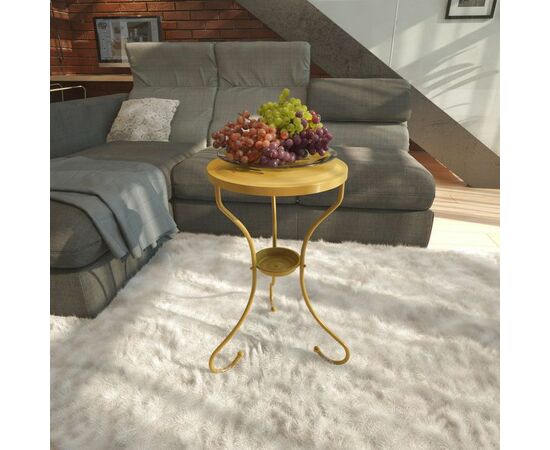 Столик журнальный SHT-CT10 золото, изображение 6 | Интернет магазин мебели и декора LifeDekor