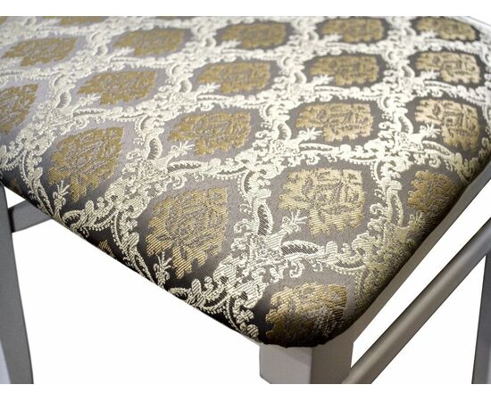 Стул Бонита белый/серебро, Маркус серебро, изображение 2 | Интернет магазин мебели и декора LifeDekor